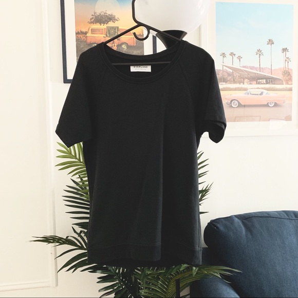Everlane Oversized Sweatshirt Heather Box Cut Tee - Picture 1 of 2